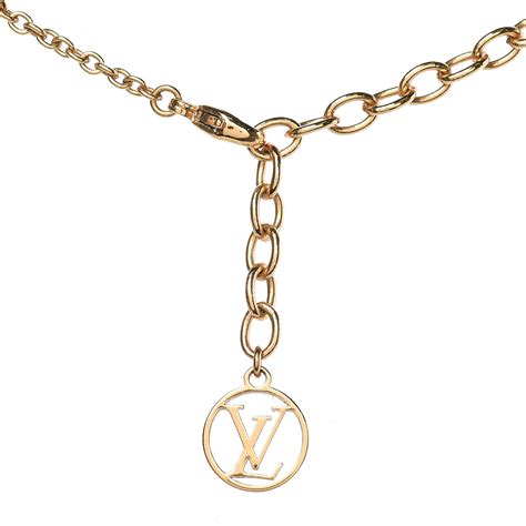 lv gold set|louis vuitton ring necklace.